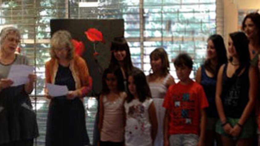 Exposició de pintors joves de la Jonquera a la Médiathèque de Le Boulou