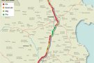 Situació actual de la cadena humana al tram de la Jonquera