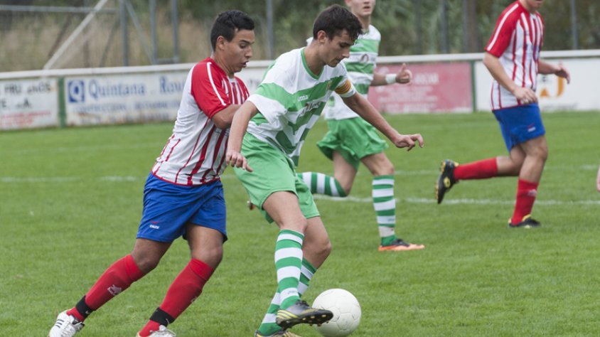 Una imatge del partit dels juvenils de la UE la Jonquera d'aquest cap de setmana