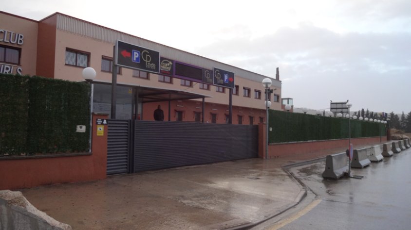Exteriors del Club Paradise aquest matí