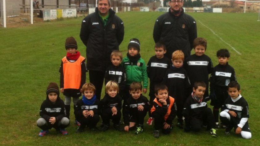 Un dels equips del futbol base de la UE la Jonquera
