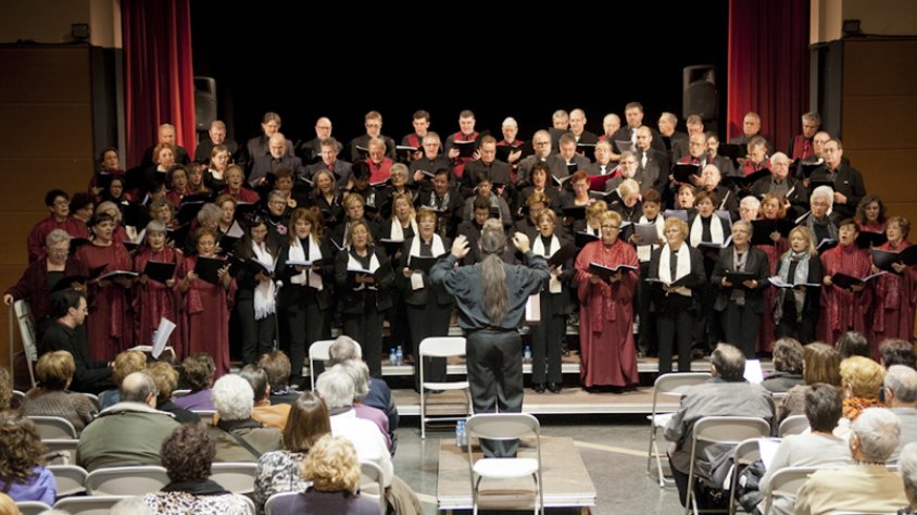 Concert de Nadal, en aquest cas de Reis, celebrat el desembre de 2012 a la Societat La Unió Jonquerenca