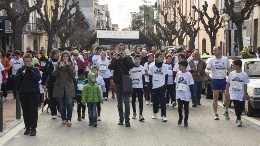 Una imatge de la Cursa de la Dona d'ahir diumenge 29 de desembre