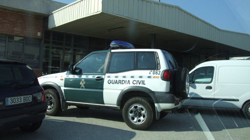 Cotxe patrulla de la Guàrdia Civil