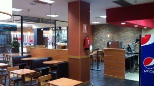 Vista interior del menjador