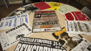 Exposició de cartells dels dos grups