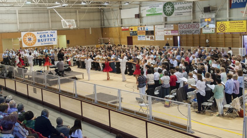 El concert ‘Cantem en llibertat', ahir a la tarda, a la Jonquera