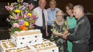 Moment de celebració especial a la 65a Festa de la gent Gran