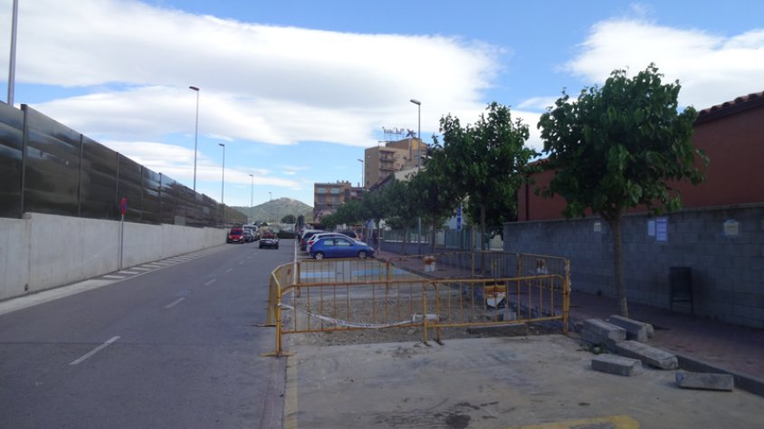 La parada del bus de la Jonquera ha cnaviat d'ubicació