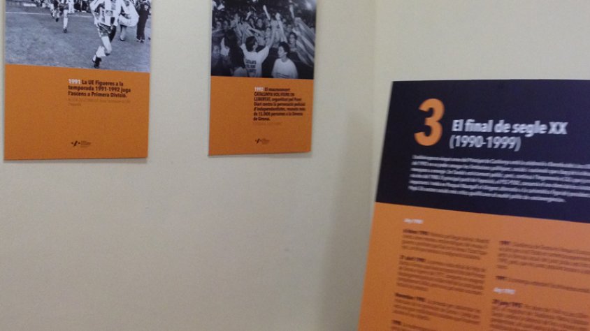 L'exposició “La crònica dels canvis. El periodisme a les comarques gironines (1976-2014)” es pot visitar a Can Laporta