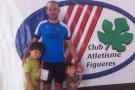 Sergi Crespo, corredor del CEJ, primer classificat a la cursa de Sant Cebrià