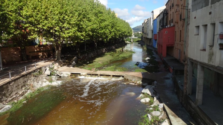 El Llobregat avui dilluns a les 12 del migdia