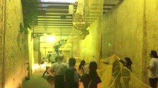 Carrer de Gràfic ahir a la vesprada