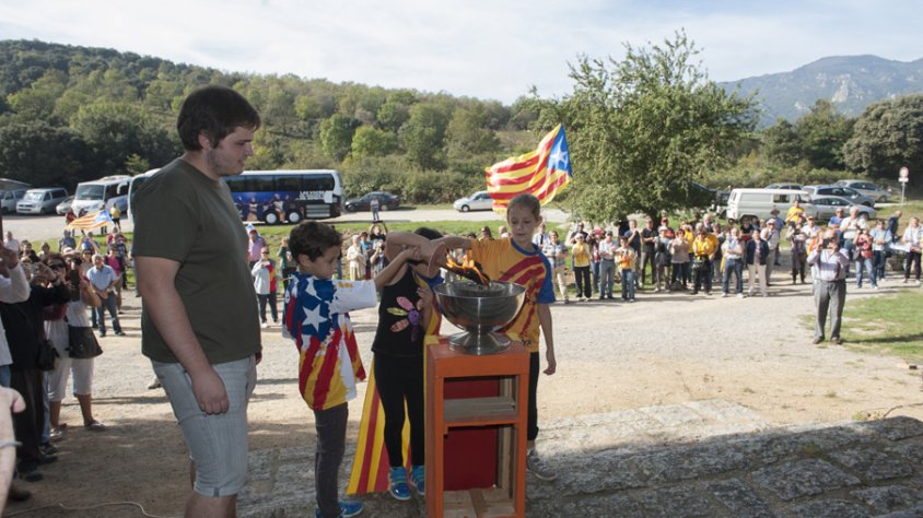 Reivindicació dels Països Catalans en la trobada del coll de Manrella