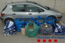 Empresonades pel transport de setanta quilos d'haixix