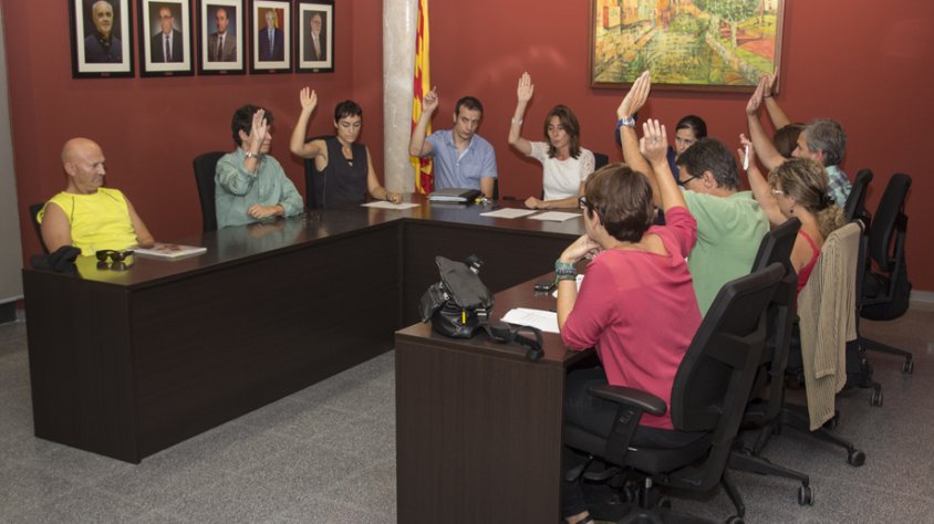 Una imatge del Ple municipal del passat mes de setembre