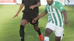 Una imatge del partit de la UE la Jonquera contra el Girona B