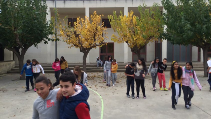 Activitats a l'escola amb motiu del Dia Internacional per a l'eliminació de la Violència Vers les Dones al'escola de la Jonquera