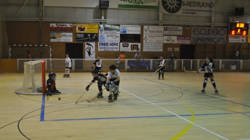 Partit d'iniciació del CP Jonquerenc amb el Palafrugell
