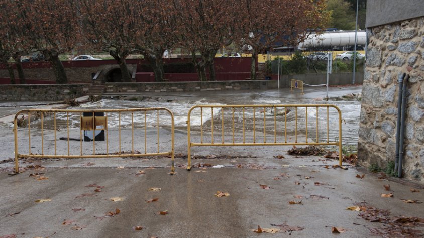 Una imatge del Llobregat el diumenge 30 de novembre