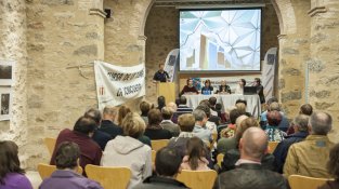 El president del CEJ, Jordi Picornell, va ser el responsable d'obri l'acte