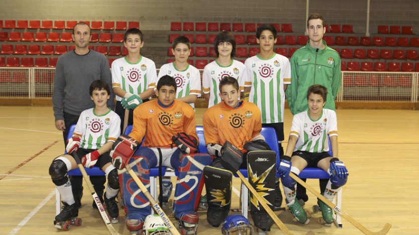 Equip d'alevins del CP Jonquerenc en aquesta temporada 2014-15