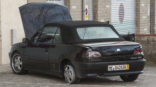 Així ha quedat el vehicle del fugitiu
