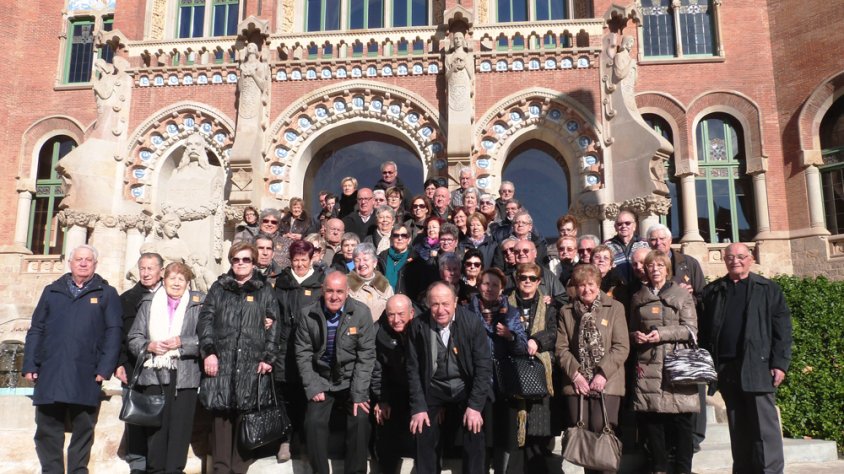 Visita cultural del Casal de l’Avi a l’hospital de Sant Pau