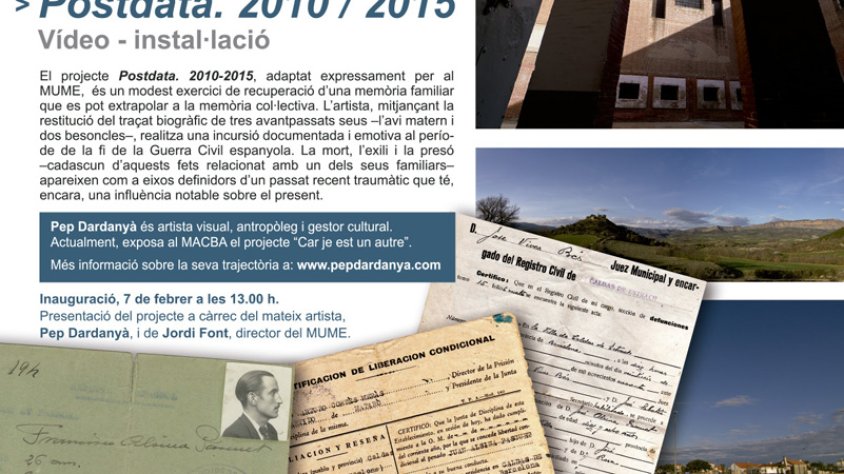 Postdata, una proposta audiovisual al MUME