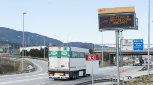 Atenció a la Jonquera, tot i que el ponent no acostuma a ser un vent fort a la nostra vila