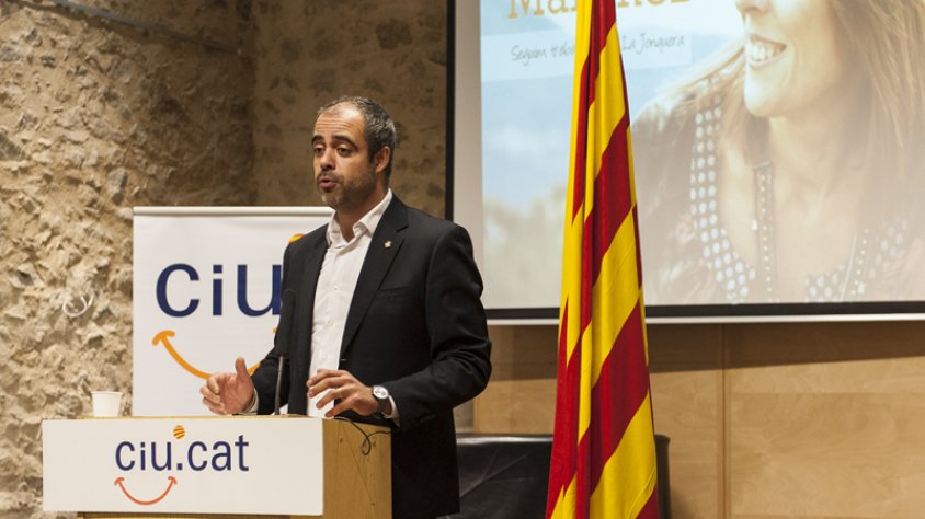 Miquel Buch presenta Sònia Martínez com a cap de llista de CiU a l’alcaldia de la Jonquera