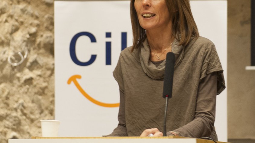 La candidata de CIU Sònia Martínez
