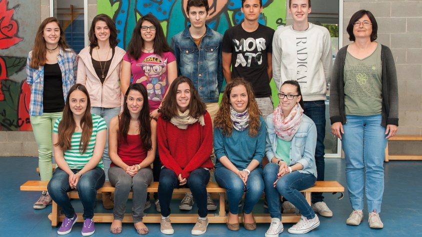 Alumnes de de l’IES Jonquera