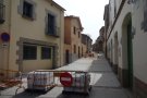 Obres al carrer Concòrdia d'Agullana