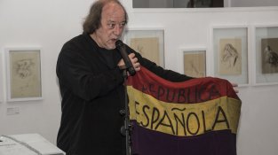 Juan Francisco Ortiz, fill de deportat a Mauthausen, al MUME divendres passat