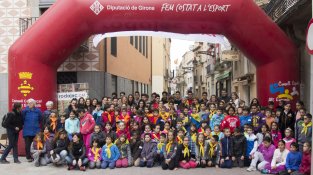 Fotografia de grup dels participants al Rodajoc de la Jonquera