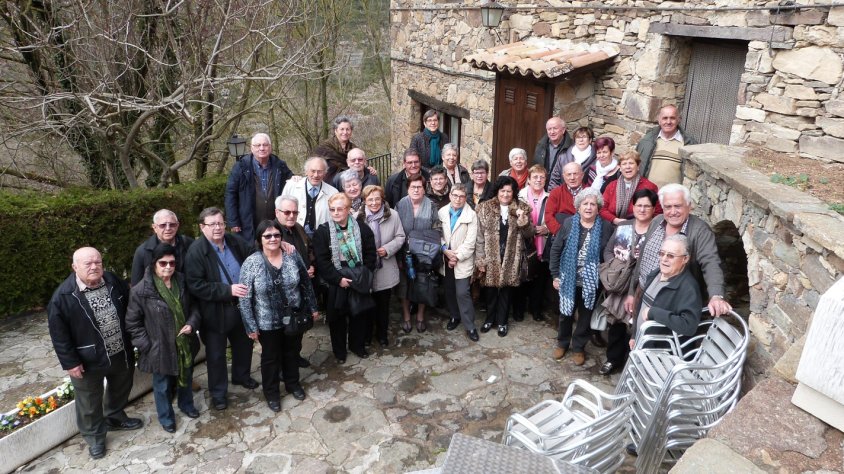 Excursió del Casal de l'Avi a Folgueroles