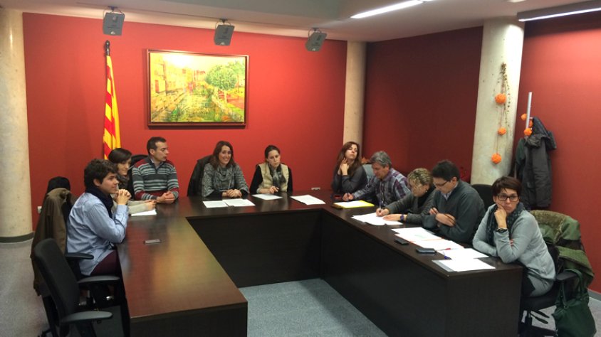 Una imatge del Ple municipal d'aquest mes de març