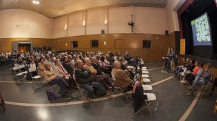 L'acte es va celebrar a la sala-teatre de la Unió Jonquerenca