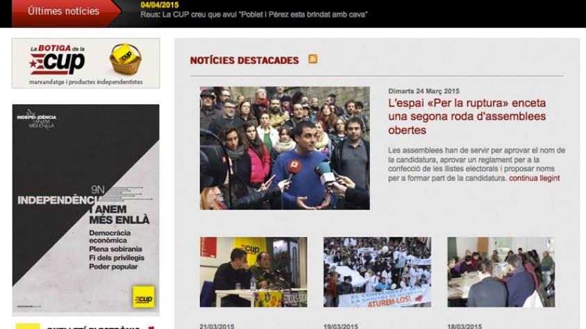 La CUP presenta llista a Agullana