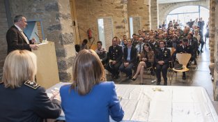 Imatges de la Festa Patronal de la Policia Local dela Jonquera, celebrada ahir dimecres