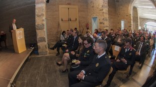 Imatges de la Festa Patronal de la Policia Local dela Jonquera, celebrada ahir dimecres