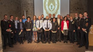 Imatges de la Festa Patronal de la Policia Local dela Jonquera, celebrada ahir dimecres