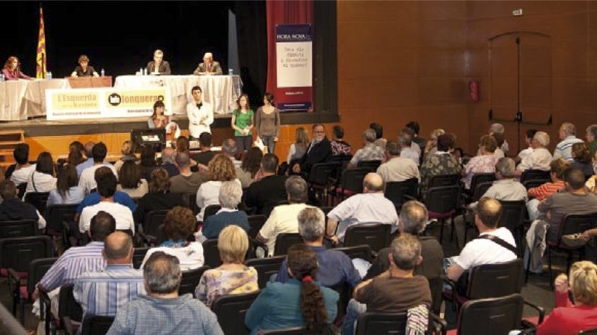 Una imatge del debat electoral de 2011