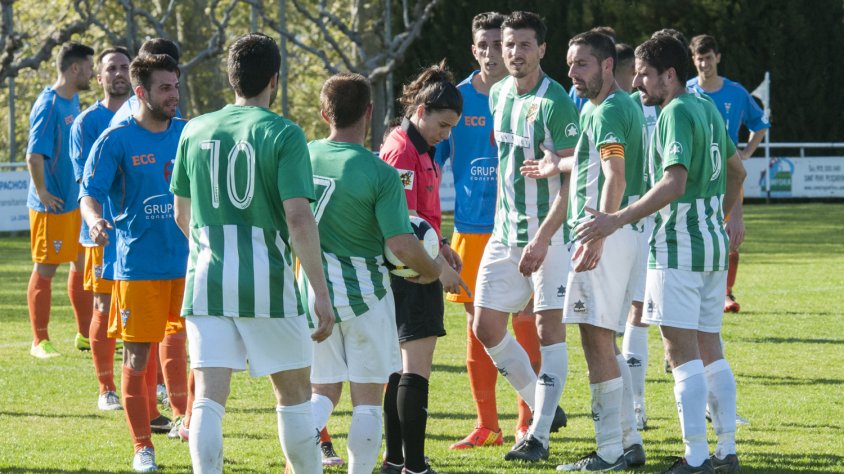 Una imatge del partit contra el Granollers