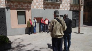 Sessió de fotografies avui a l'Ajuntament de la Jonquera