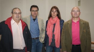 Sessió de fotografies avui a l'Ajuntament de la Jonquera