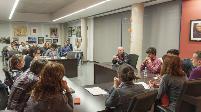 Una imatge del Ple municipal d'aquest mes d'abril