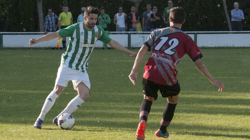 Una imatge del partit contra el Júpiter