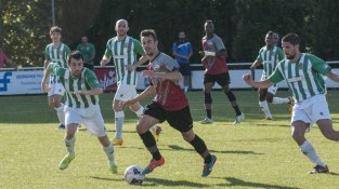 Una imatge del partit contra el Júpiter